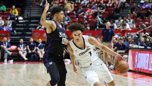 [腾讯原声集锦]🏀夏联-国王力克快船 45号秀夏普21分 阿卡夫19+7 瓦格勒7中1