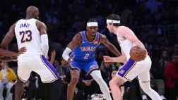 [腾讯原声集锦]🏀雷霆胜湖人3-0获赛点 米切尔24+10 鸭梨23+9 詹姆斯19投19分